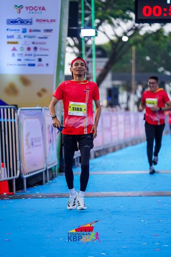 Race photo from CISANGKAN KBP CITY RUN 2025
