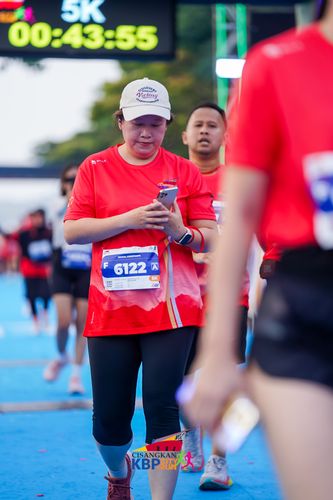 Race photo from CISANGKAN KBP CITY RUN 2025