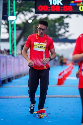 Race photo from CISANGKAN KBP CITY RUN 2025