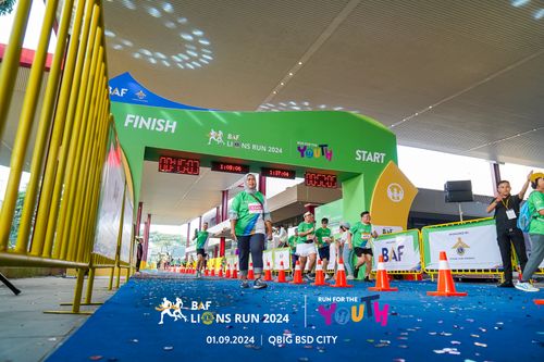 Race photo from BAF LIONS RUN 2024