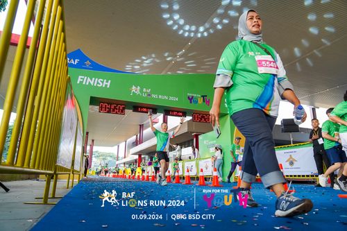 Race photo from BAF LIONS RUN 2024
