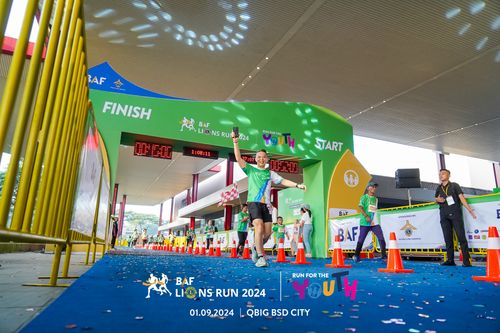 Race photo from BAF LIONS RUN 2024