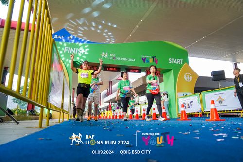 Race photo from BAF LIONS RUN 2024