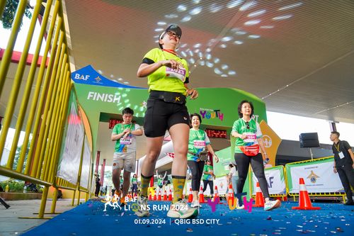 Race photo from BAF LIONS RUN 2024