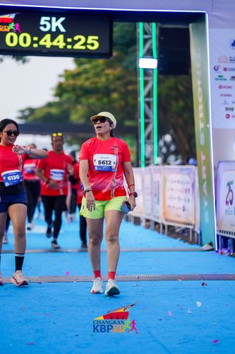 Race photo from CISANGKAN KBP CITY RUN 2025