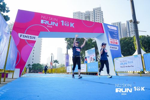 Race photo from Nu Skin Run 10K