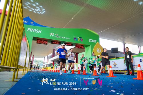 Race photo from BAF LIONS RUN 2024