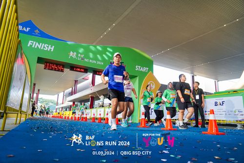 Race photo from BAF LIONS RUN 2024