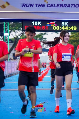 Race photo from CISANGKAN KBP CITY RUN 2025