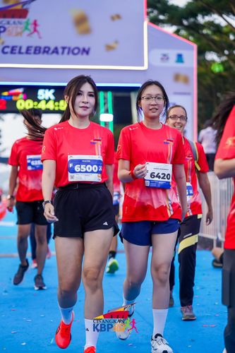 Race photo from CISANGKAN KBP CITY RUN 2025