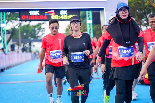 Race photo from CISANGKAN KBP CITY RUN 2025