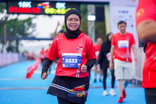 Race photo from CISANGKAN KBP CITY RUN 2025