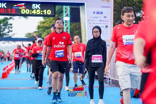 Race photo from CISANGKAN KBP CITY RUN 2025