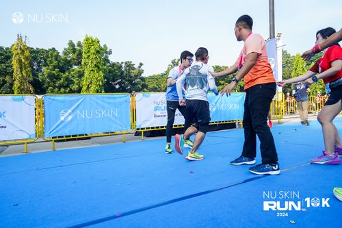 Race photo from Nu Skin Run 10K