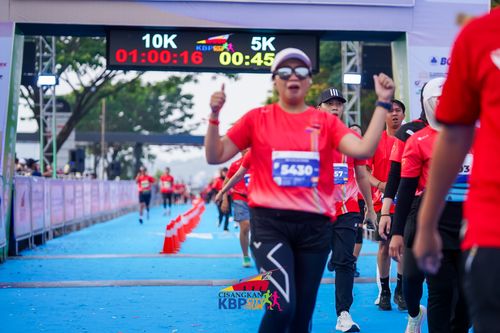 Race photo from CISANGKAN KBP CITY RUN 2025