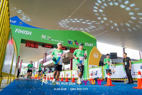 Race photo from BAF LIONS RUN 2024