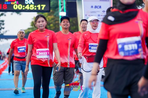 Race photo from CISANGKAN KBP CITY RUN 2025