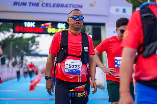 Race photo from CISANGKAN KBP CITY RUN 2025