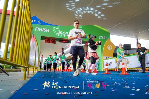 Race photo from BAF LIONS RUN 2024