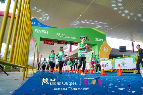 Race photo from BAF LIONS RUN 2024