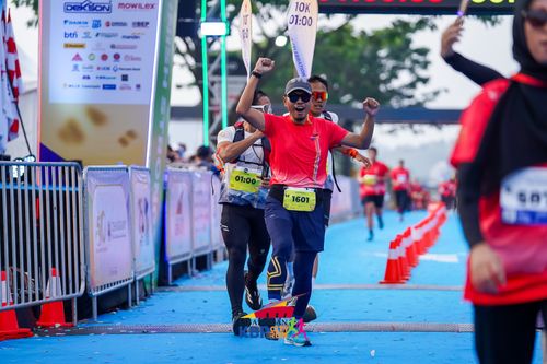 Race photo from CISANGKAN KBP CITY RUN 2025