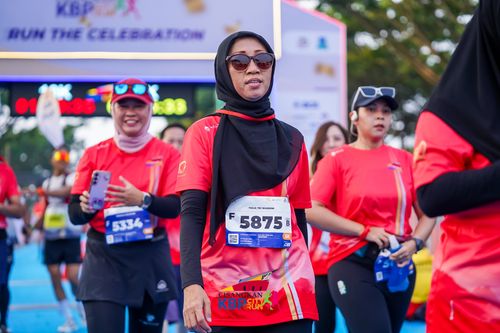Race photo from CISANGKAN KBP CITY RUN 2025