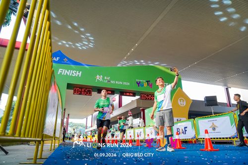 Race photo from BAF LIONS RUN 2024