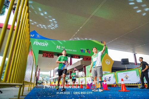 Race photo from BAF LIONS RUN 2024