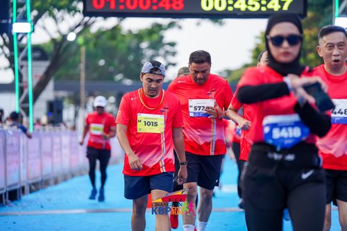 Race photo from CISANGKAN KBP CITY RUN 2025