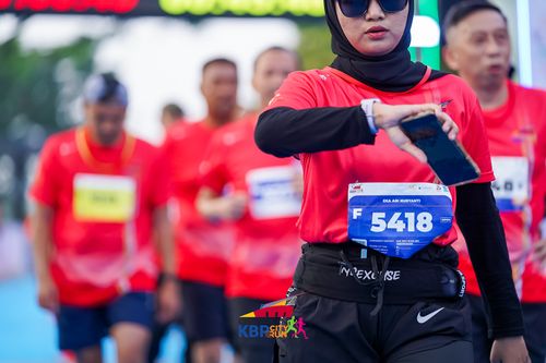 Race photo from CISANGKAN KBP CITY RUN 2025