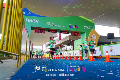 Race photo from BAF LIONS RUN 2024