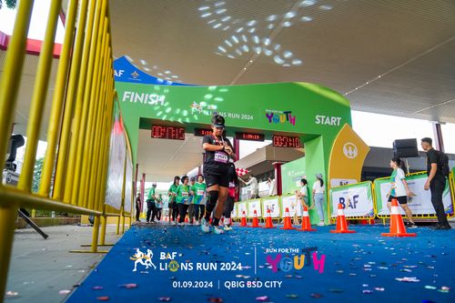 Race photo from BAF LIONS RUN 2024