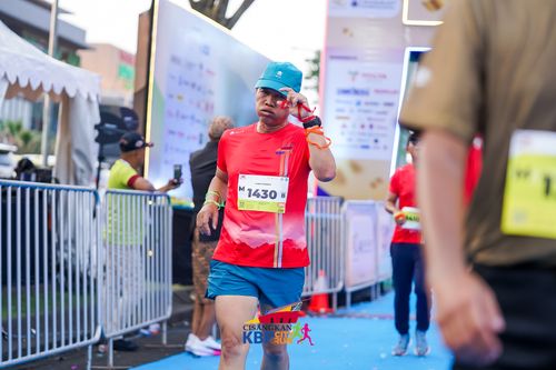Race photo from CISANGKAN KBP CITY RUN 2025