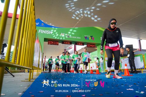Race photo from BAF LIONS RUN 2024