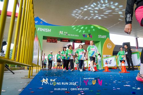 Race photo from BAF LIONS RUN 2024