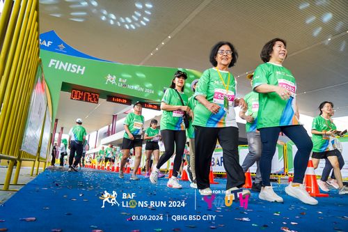 Race photo from BAF LIONS RUN 2024