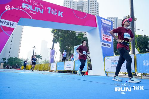 Race photo from Nu Skin Run 10K