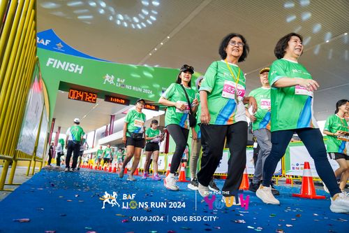 Race photo from BAF LIONS RUN 2024
