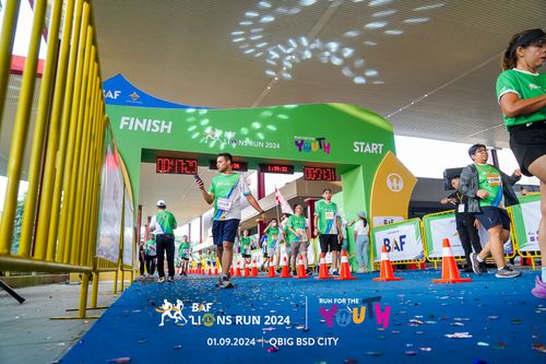 Race photo from BAF LIONS RUN 2024