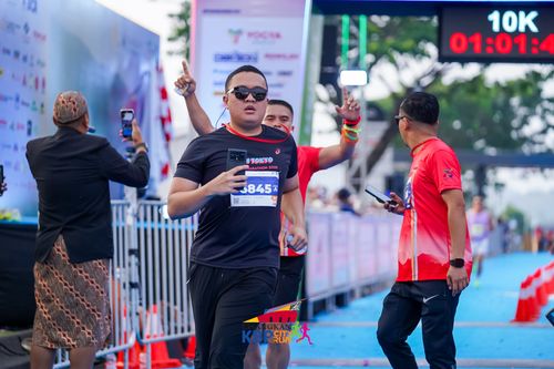 Race photo from CISANGKAN KBP CITY RUN 2025