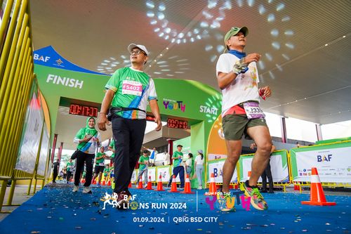 Race photo from BAF LIONS RUN 2024