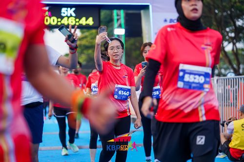 Race photo from CISANGKAN KBP CITY RUN 2025