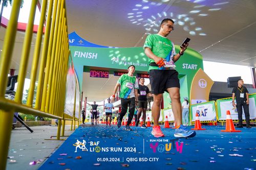 Race photo from BAF LIONS RUN 2024