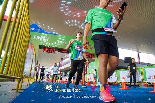 Race photo from BAF LIONS RUN 2024