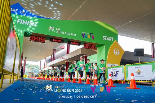 Race photo from BAF LIONS RUN 2024