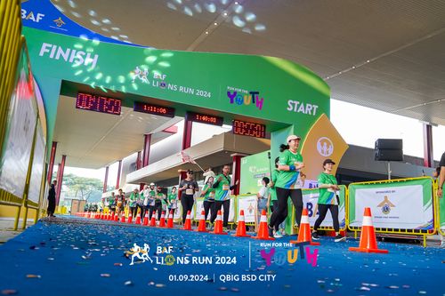 Race photo from BAF LIONS RUN 2024