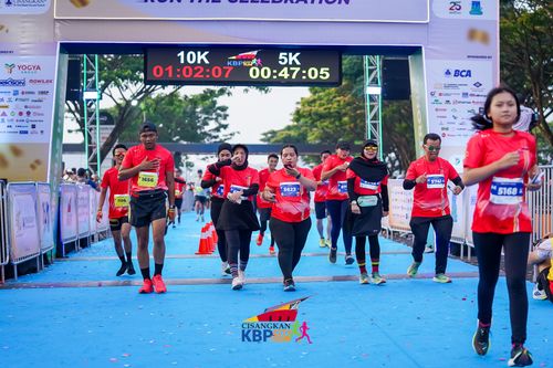 Race photo from CISANGKAN KBP CITY RUN 2025