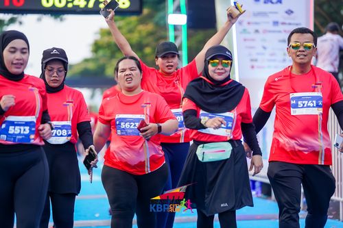 Race photo from CISANGKAN KBP CITY RUN 2025