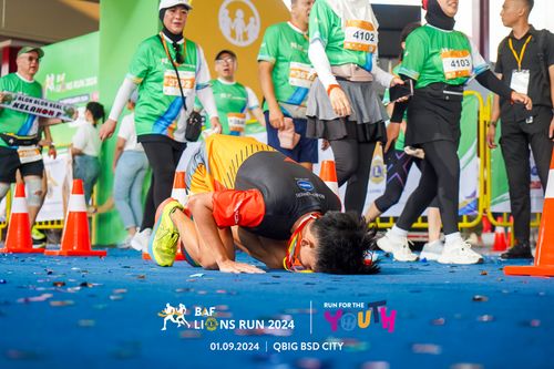 Race photo from BAF LIONS RUN 2024