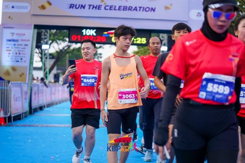 Race photo from CISANGKAN KBP CITY RUN 2025